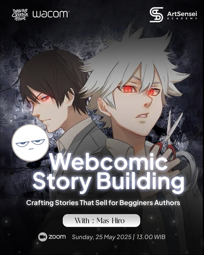 ⚡Online Workshop: “Webcomic Story Building" with MAS HIRO