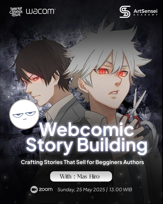 ⚡Online Workshop: “Webcomic Story Building" with MAS HIRO