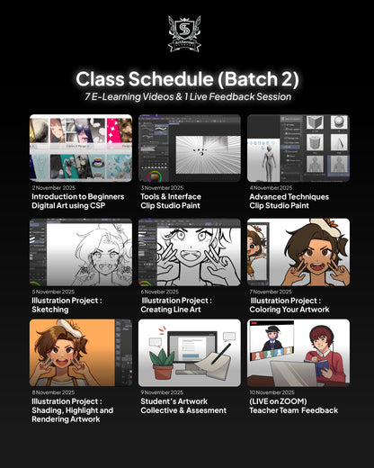 Beginners Digital Art with Clip Studio Paint Masterclass with Ni Putu Adina (Batch 2)