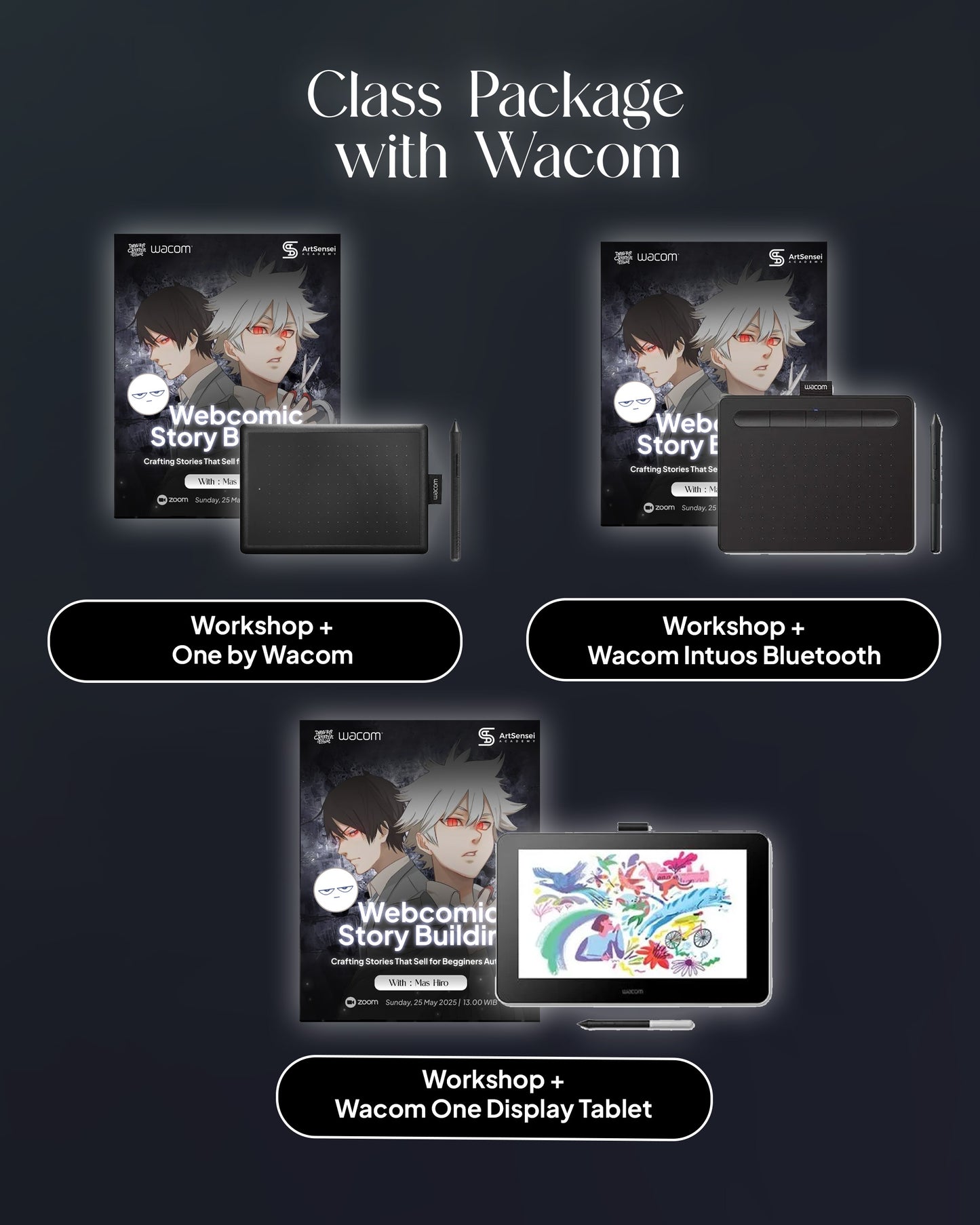 ⚡Online Workshop: “Webcomic Story Building" with MAS HIRO