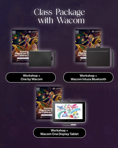 Masterclass Menggambar & Melukis Digital Potret Semi Realisme