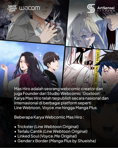 ⚡Online Workshop: “Webcomic Story Building" with MAS HIRO