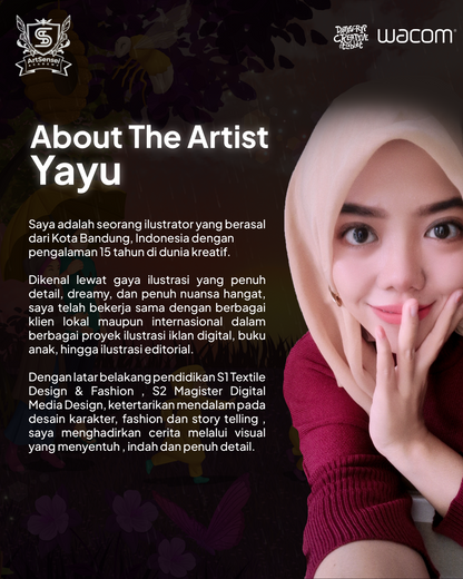 Masterclass Menggambar & Melukis Digital Potret Semi Realisme